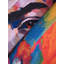 Frida Power Loomed Polyester Abstract Area Rug in Red/Multi by Frida Kahlo X Exquisite Rugs-415836196