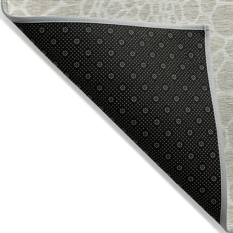 Tapis intérieur / extérieur lavable beige et ivoire HomeRoots 10 pi x 14 pi