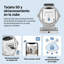 Outdoor Security Camera, Dual Lens 2MP+2MP Wi-Fi 6 Pan-Tilt, IP65 Weatherproof, 20m IR Night Vision & 2-Way Audio