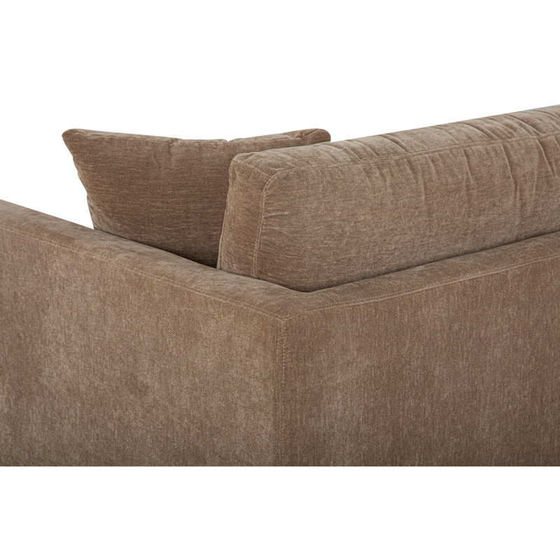Bryn Upholstered Sectional, Left Hand Facing, Camel Polyester