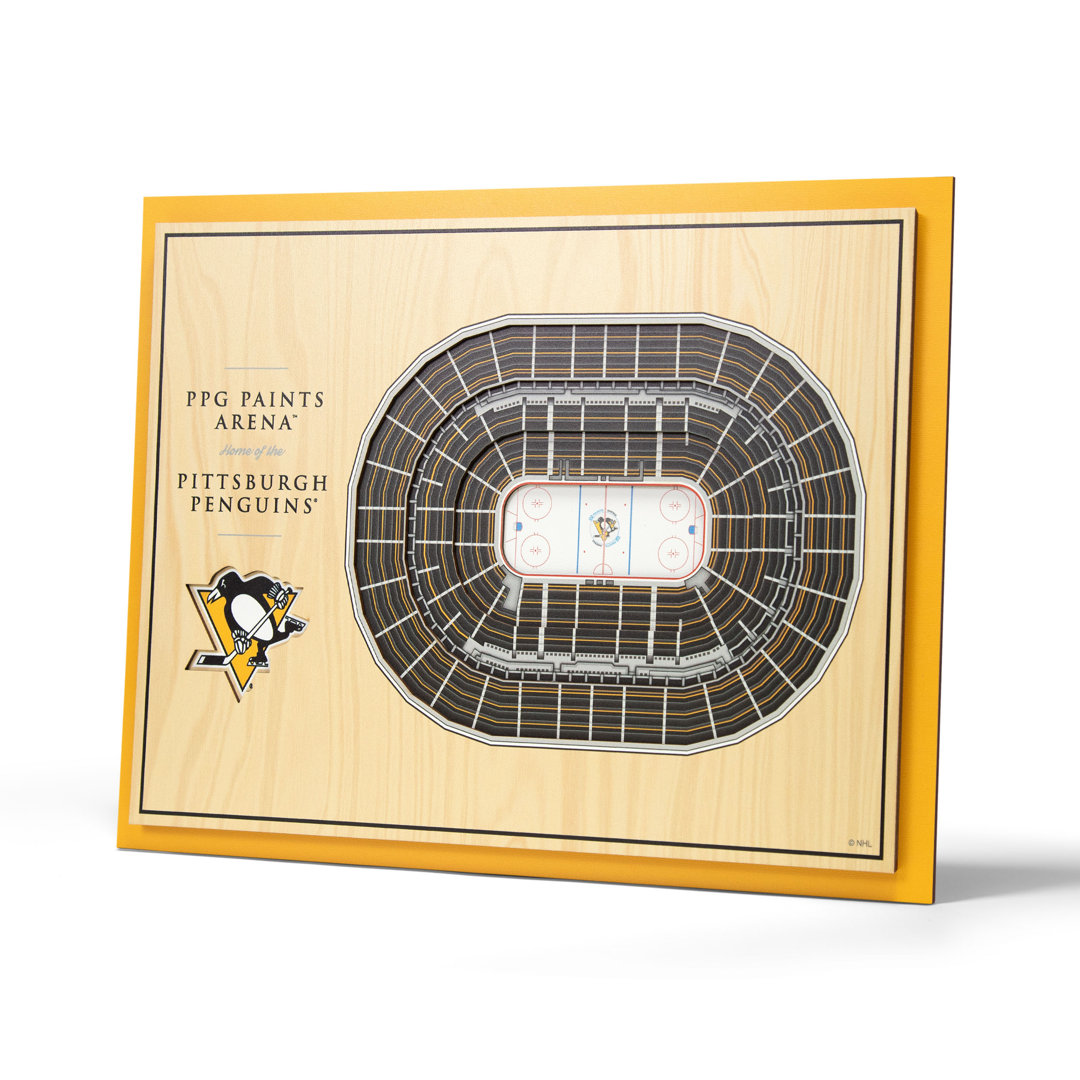 NHL 5-Layer StadiumViews 3D Wall Art Print YouTheFan NHL