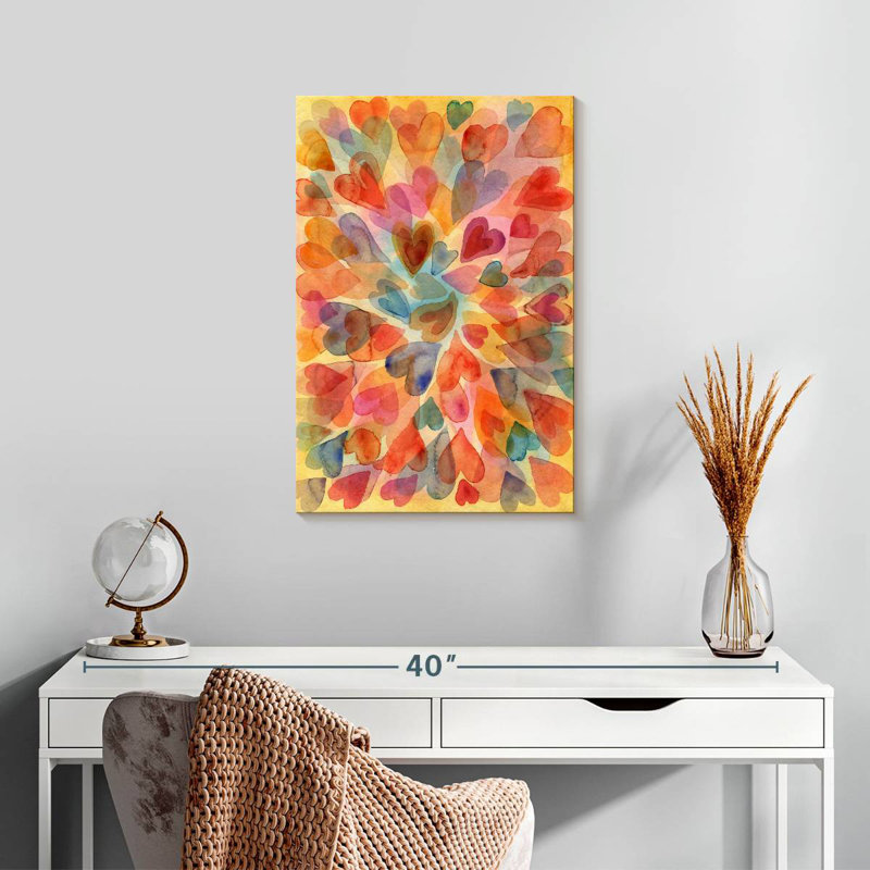 Hardie Hearts, 24" H x 16" W
