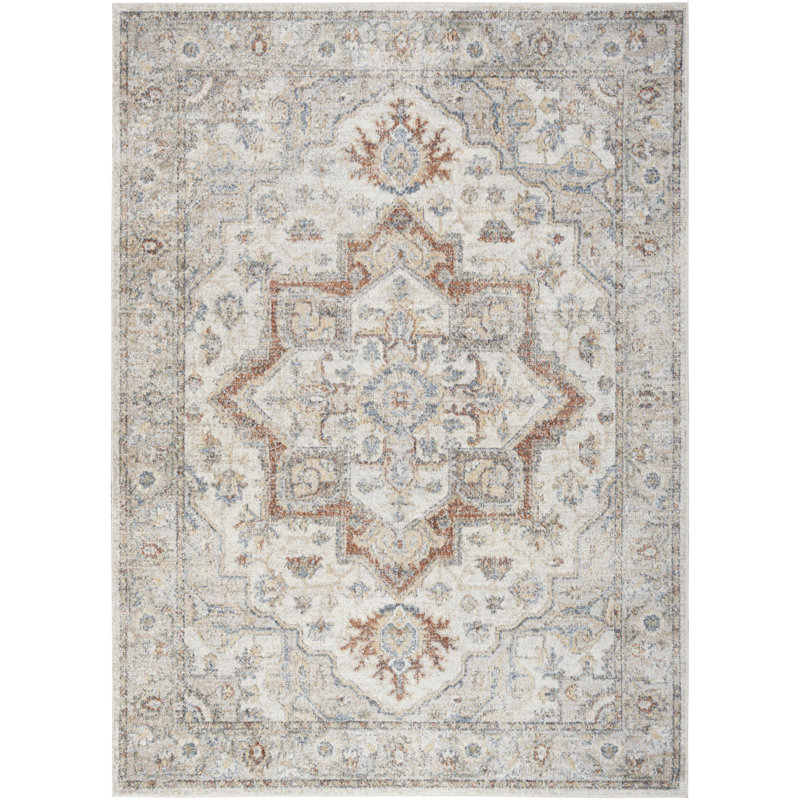 Laivai Washable Oriental Indoor Rug, Rectangle 3'3" x 5'
