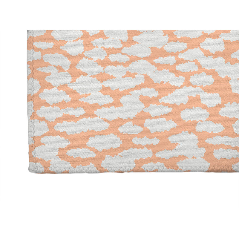 Tapis de bureau léger Animal Splat, L 3 pi x L 2 pi, Pêche