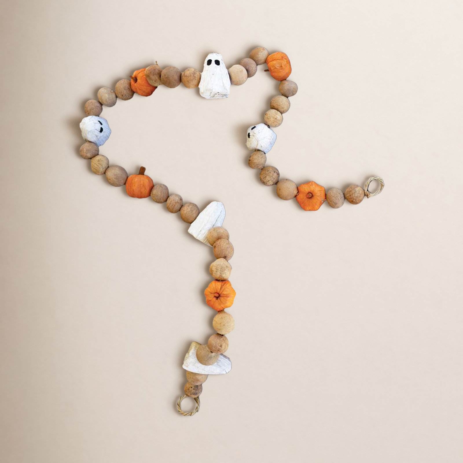 72" Pumpkin and Gourd Halloween Garland