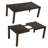 Extendable Farmhouse Dining Table Set for 4-8 - Rattan Chairs & Dual-Tone Finish, Child-Safe Compact Design-171073074