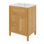 Meuble-lavabo 24 po avec lavabo, meubles-lavabos avec lavabo, 1 tiroir rabattable, 2 tiroirs et tablette réglable-2124086032