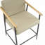 Tabouret de comptoir rembourré d'une hauteur de 31 po avec structure en métal-355251193