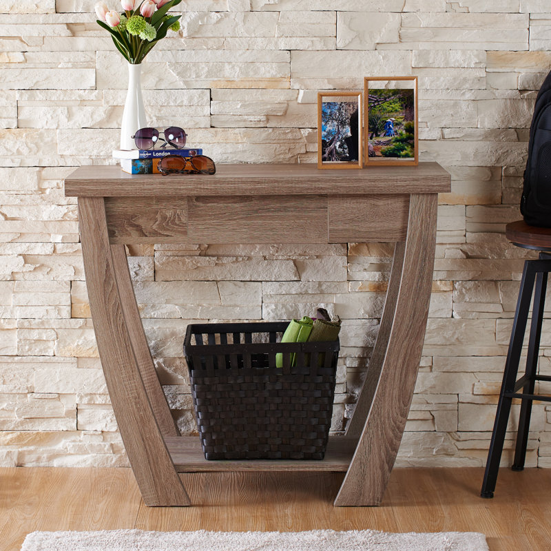 Manorville 91.44cm Console Table, Light Oak