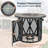 Round Iron Propane Smokeless Fire Pit Table with Hidden Fuel Tank