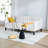 Eleanor Twin Size Beige Velvet Upholstered Daybed-238083611-243293286