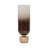 Glass and Aluminum Pillar Holders with Sculpted Bases and Modern Cylindrical Design, Contemporary Sleek Decorative Accents for Stylish Interiors, Set of 2-2088859019