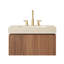 Meuble-lavabo flottant avec espace de rangement multifonctionnel et 3 trous de robinet pré-percés-76202678-76202673