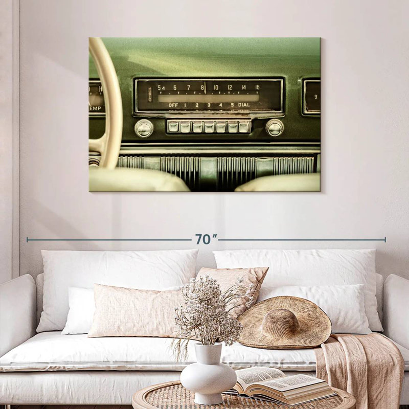 Mehar Retro Vehicle Radio, 30" H x 45" W