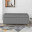 Banc de rangement rembourré avec dessus capitonné-1342725081