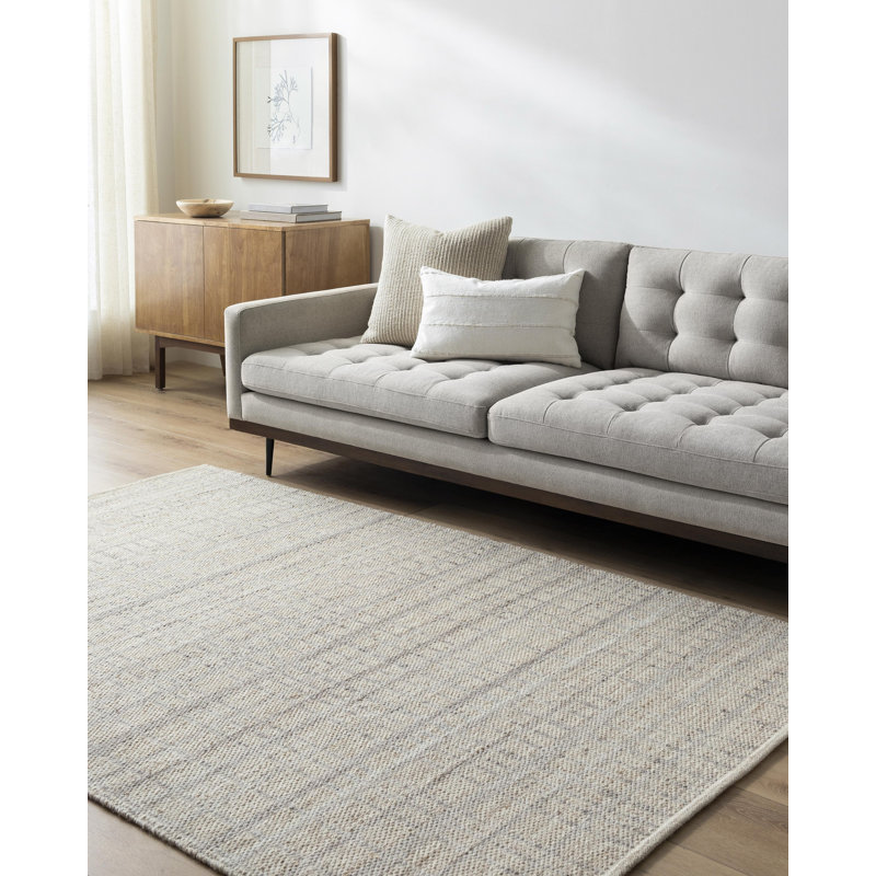 Lavande Wool Area Rug, Rectangle 5' x 7'6"