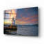 Art mural en verre Breakwater Bay «Sunset At Bug Light» par Rick Berk-422291433