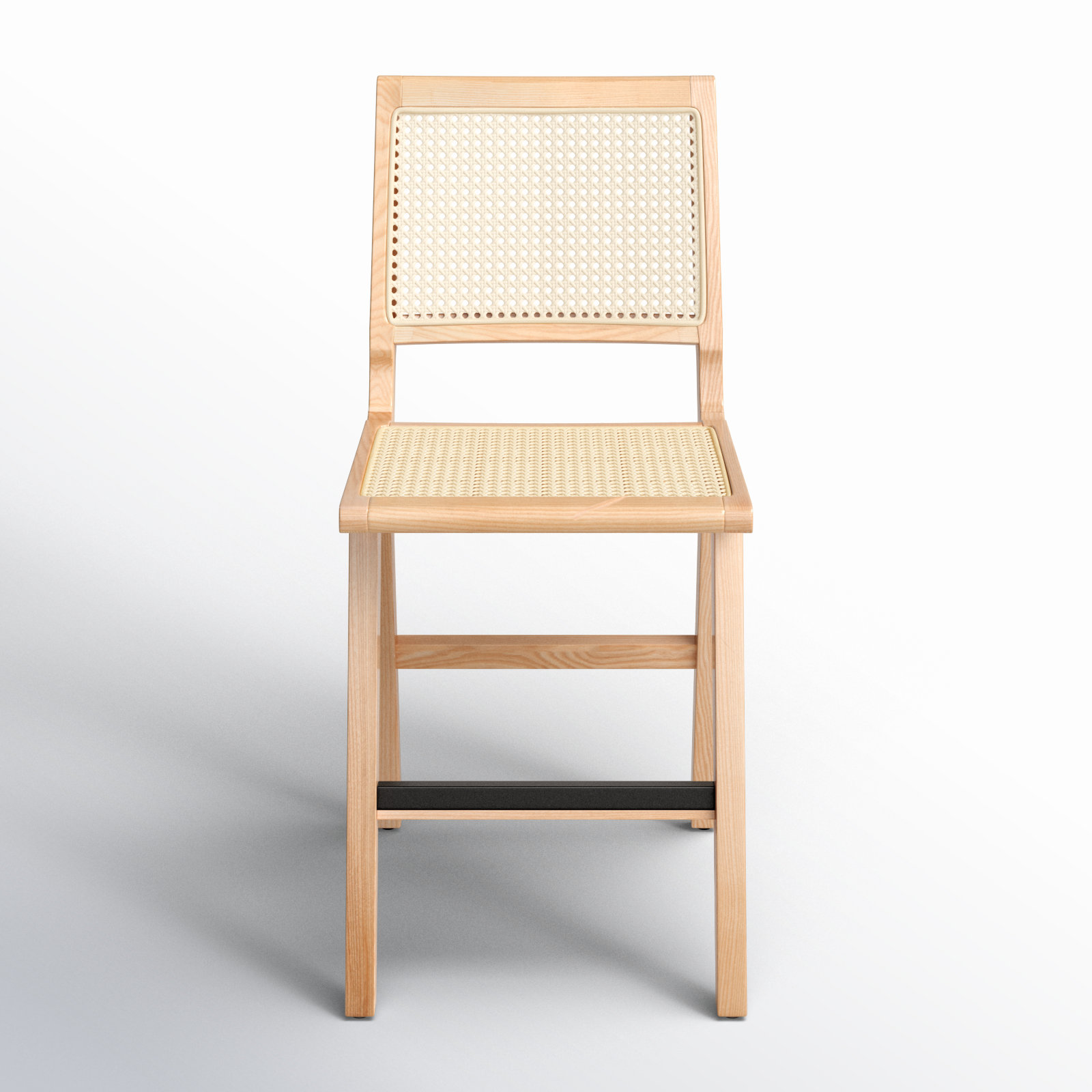 Atticus Bar Stool, Natural, Counter Stool (23.2" Seat Height)