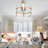 Ausable 24'' Futuristic UFO Design DIY Shapes Bladeless LED Ceiling Fan with Dimmable Lights and Remote-1503140021
