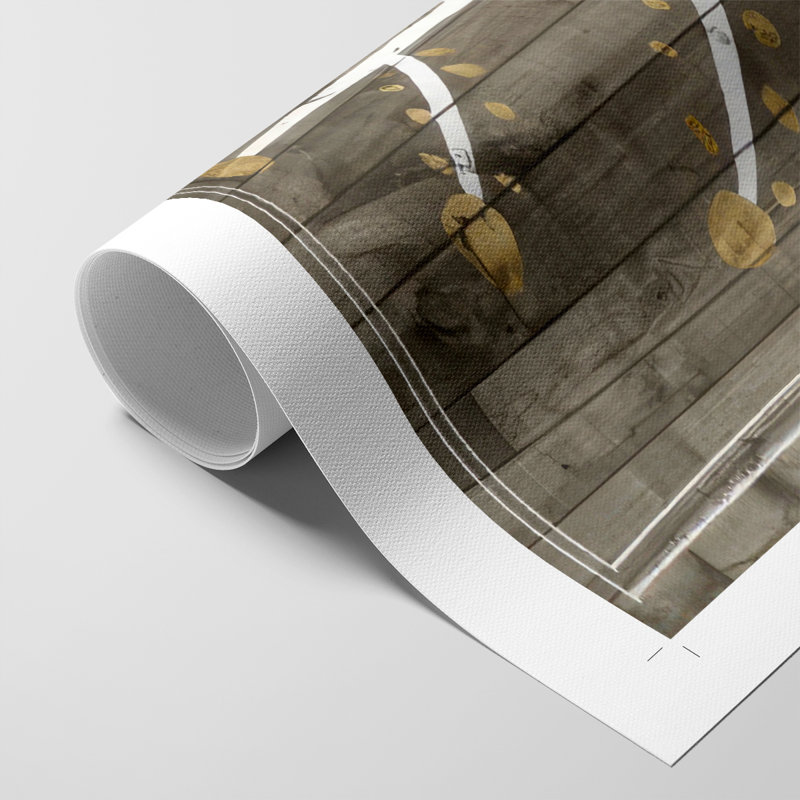 Wooded White Christmas Collection B - Impression sur toile seulement - NON-CADRE, H 60 po x l 40 po