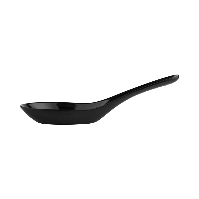 Cuillère à soupe asiatique Zen, Noir