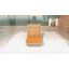 Chaise berçante d'extérieur en bois massif Asharie