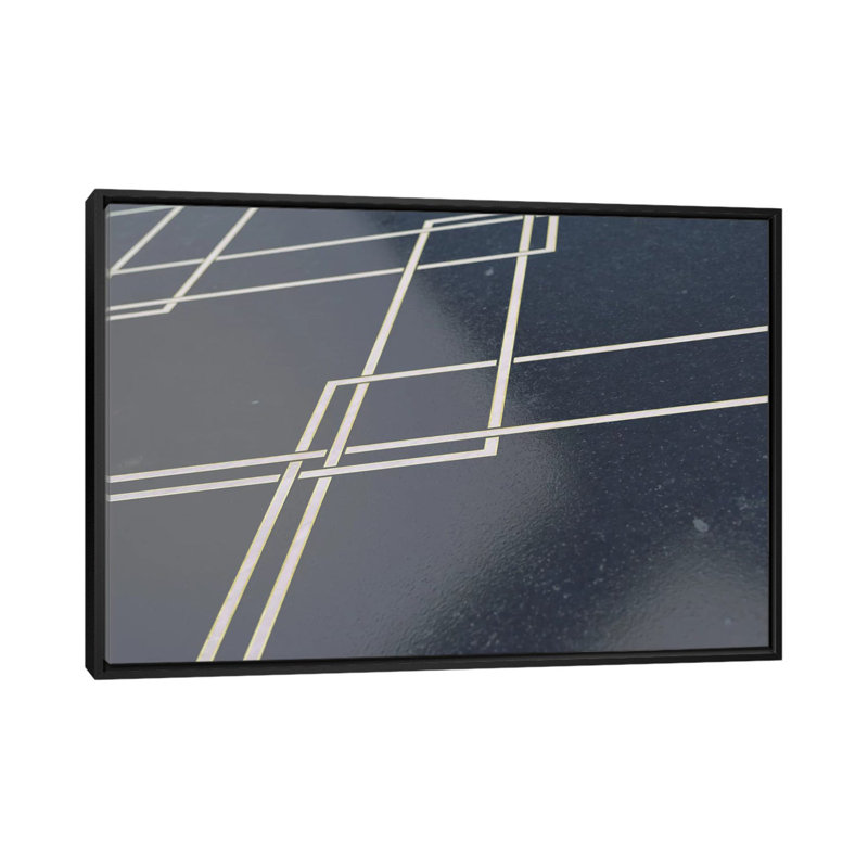 « conceptual surface », impression sur toile, H 18 po x l 26 po x P 1,5 po, Toile avec cadre noir, Pas de tapis