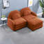 Causeuse modulaire en tissu Cloud-Soft