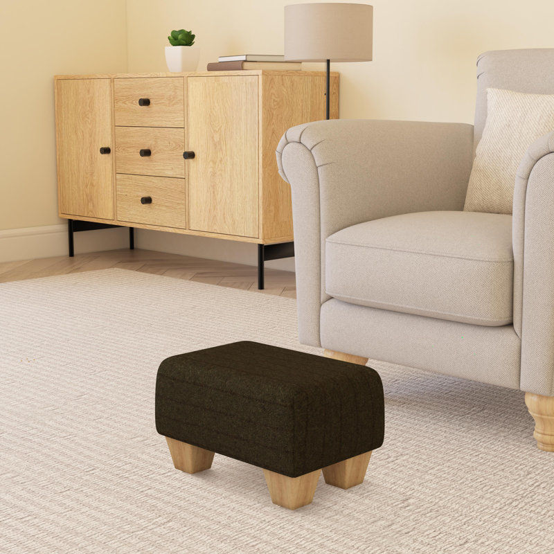 Manufactured Wood Accent Stool, Cyprus Green, Natural
