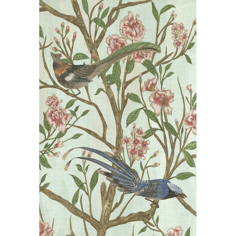 Delicate Chinoiserie II by Melissa Wang - Wrapped Canvas Print, 46cm H x 30cm W x 3.8cm D