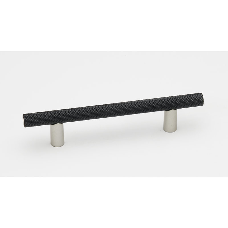 Poignée barre Vita Bella, 3.5", Nickel mat / noir mat