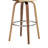 Leovanis Swivel Faux Leather Counter & Bar Stool with Wooden Legs and Metal Footrest-88783417-88686078-88686076