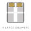 Aspelare Pocketsprung Divan Bed Set-1334744475-1334744474-1334744485