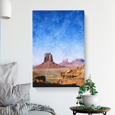 Rock Formations In Arizona - Wrapped Canvas