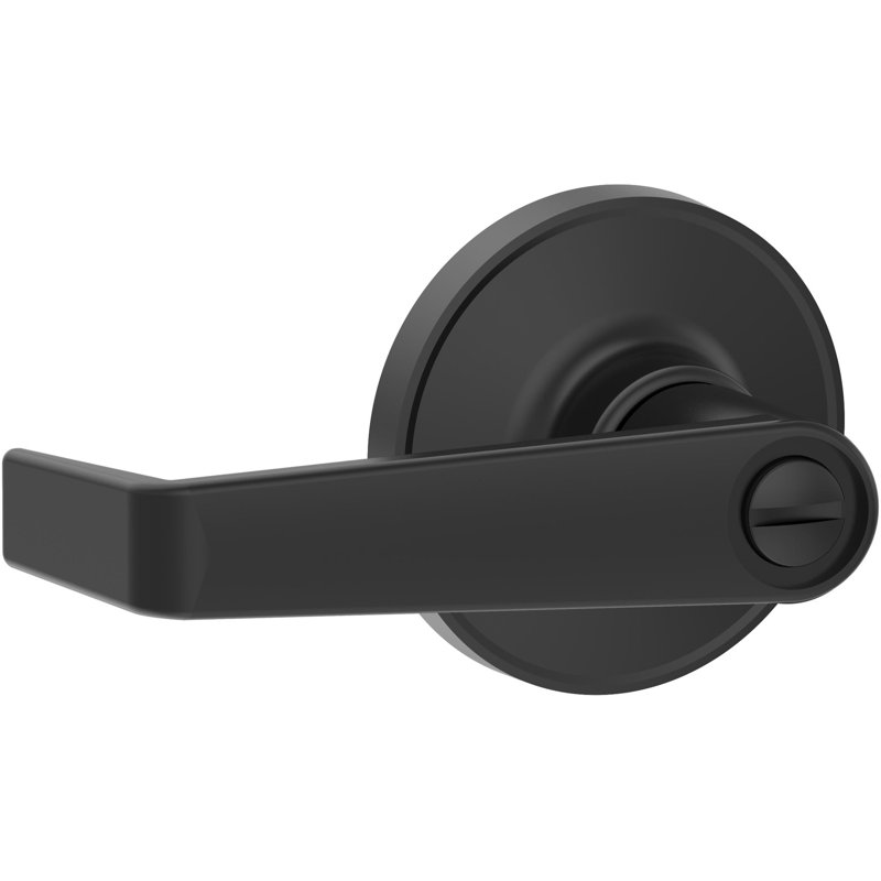 Levier de porte Marin, Intimité, Noir mat