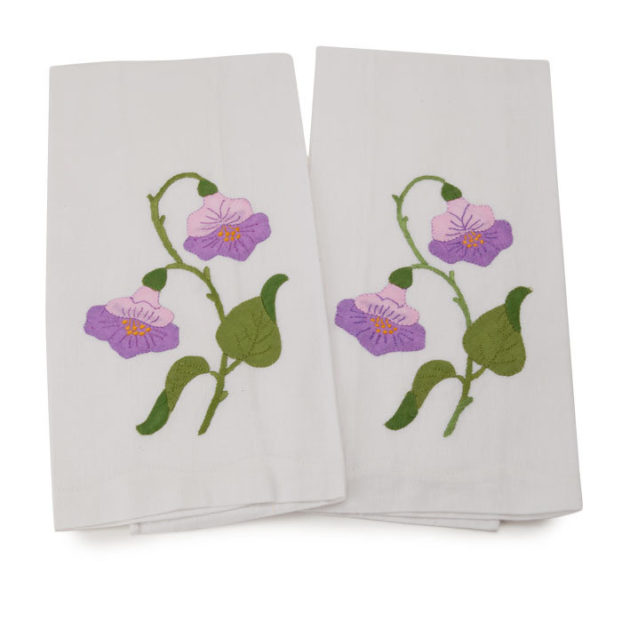 Ensemble de 2 serviettes en lin invité