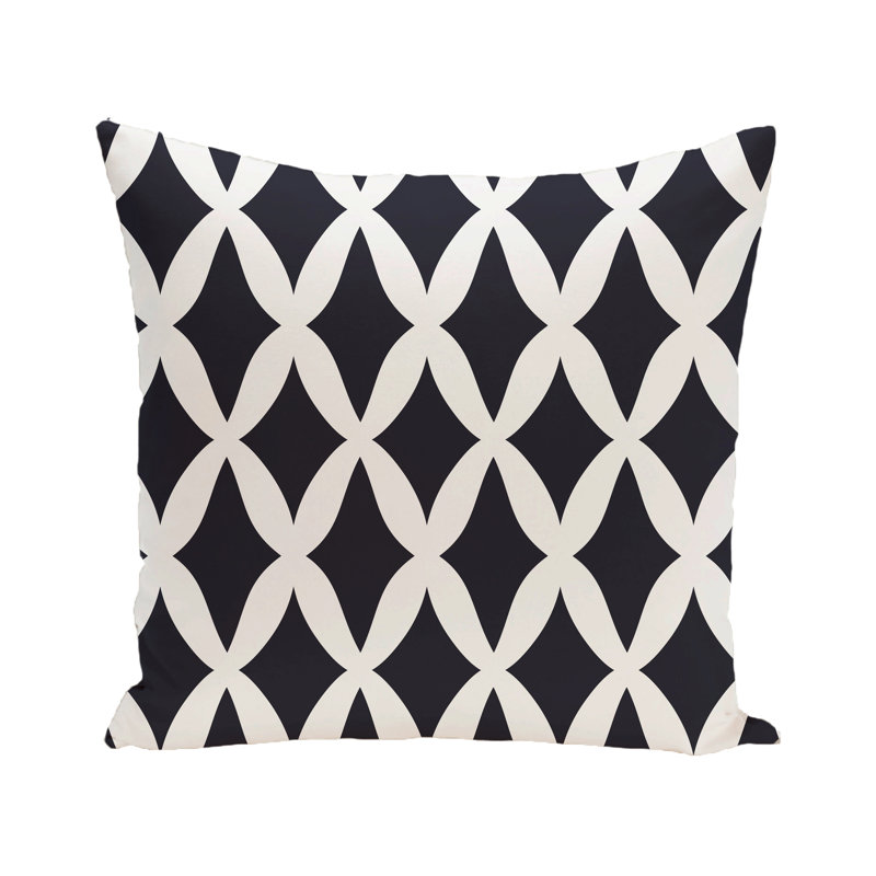 Geometric Reversible Throw Pillow, 16"H x 16" W x 3" D