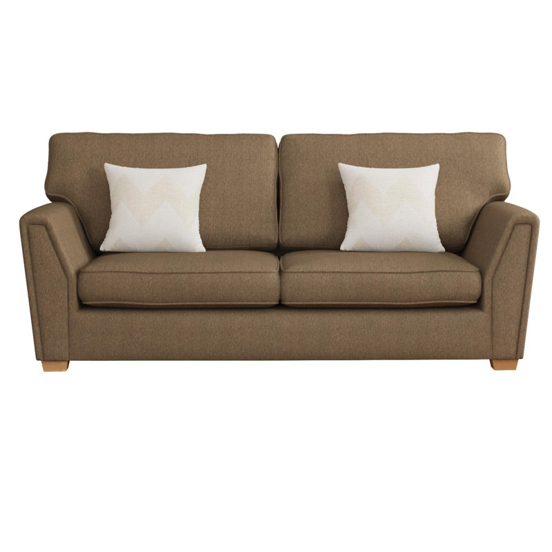 Wendleberry Three Seater, Fixed Back, Brick