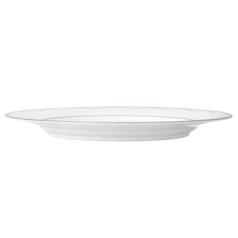 Noritake Satin Flourish Dinner Plates, 10-1/2"
