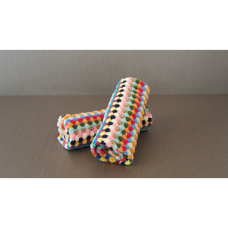 Serviettes de cuisine Pom Pom Rainbow