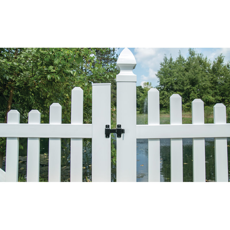Black Steel Manual Slide Bar Gate Latch