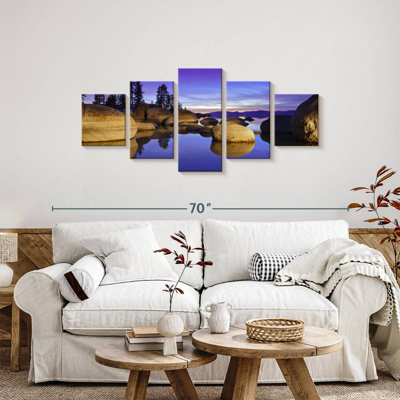 Alvord Lake Tahoe's Sand Harbour, 24" H x 55" W