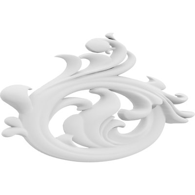 Applique Fayette Rosette