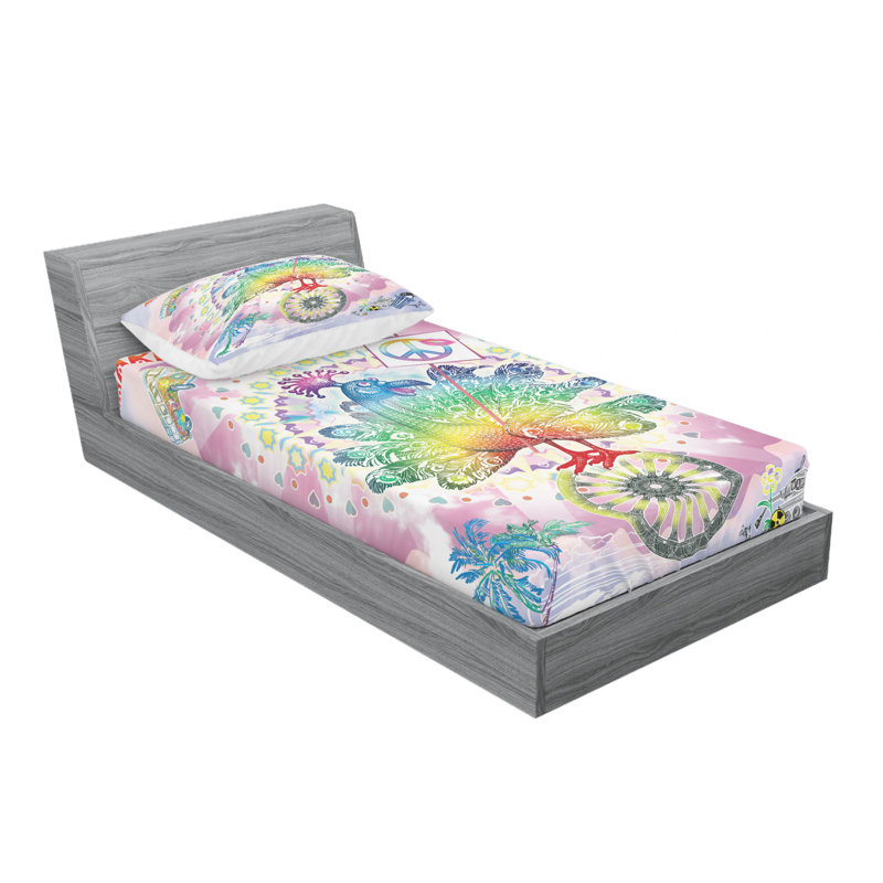 Microfiber Sheet Set, Twin XL Sheet Set with Fitted Sheet