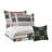 Roxy Polyester Checkered Comforter Set-1749829782