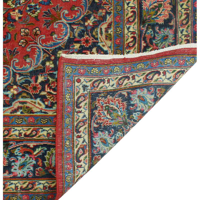 Khrystopher Distressed Alyris Red Rug