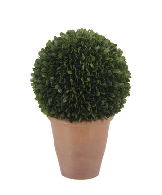 12" Artificial Boxwood Plant in Round Pot