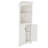Tall Corner Cabinet With Doors, Open Shelves, Eco-Friendly MDF, Safety Design