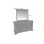 Miroir de commode rectangulaire Wellington