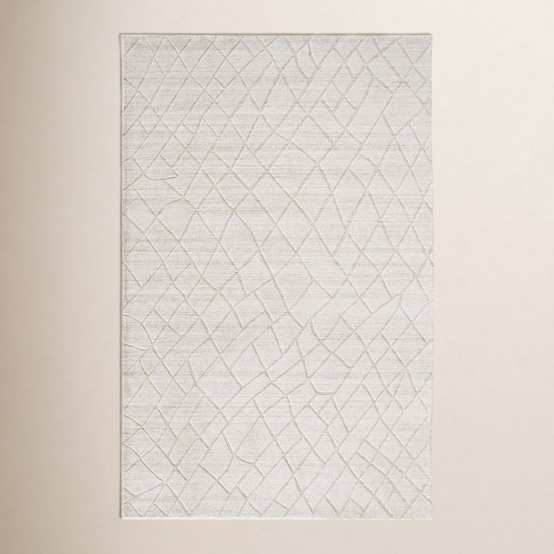 Kentoria Viscose Indoor Rug, Rectangle 5' x 8'